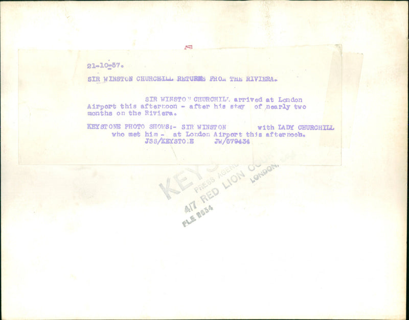 Sir Winston Churchill - Vintage Photograph