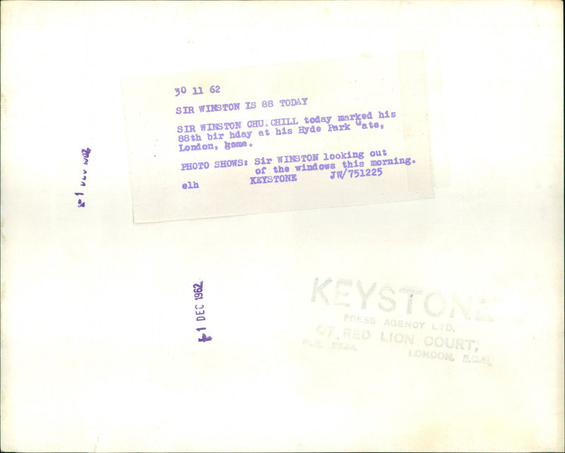 Winston Churchill - Vintage Photograph