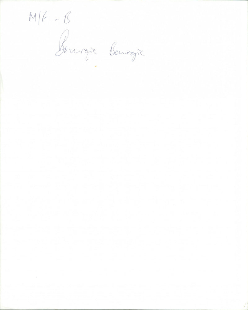 Bourgie Bourgie - Vintage Photograph