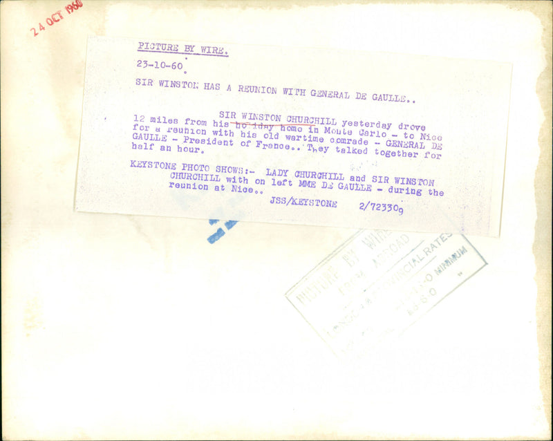 Sir Winston Churchill - Vintage Photograph