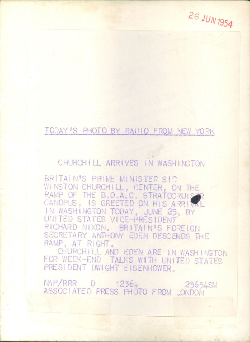 Winston Churchill - Vintage Photograph