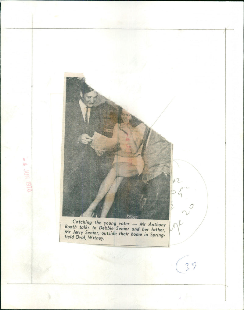 Anthony Booth - Vintage Photograph