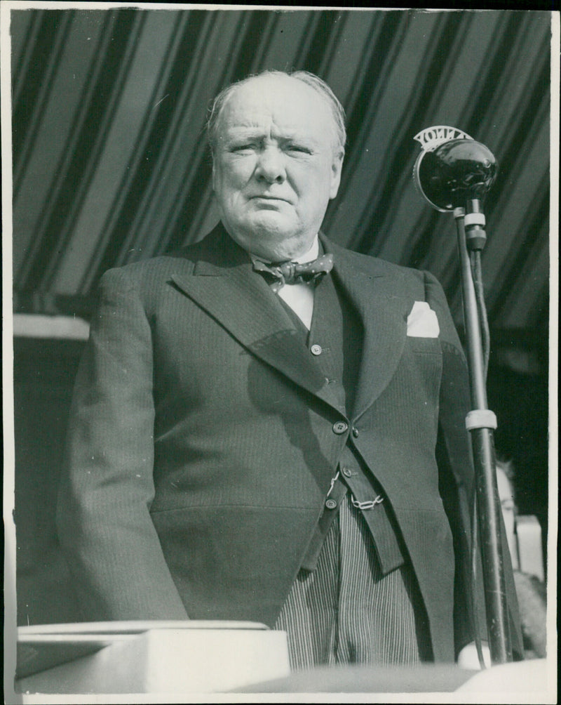 Winston Churchill - Vintage Photograph