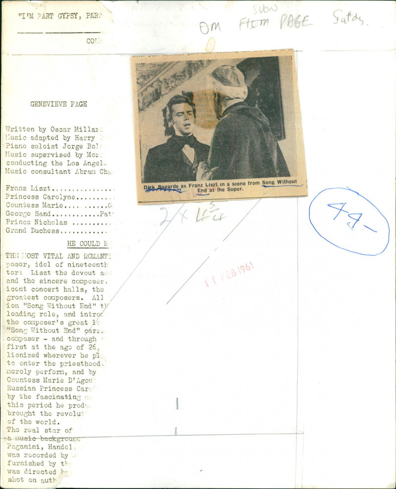 Dirk Bogarde - Vintage Photograph