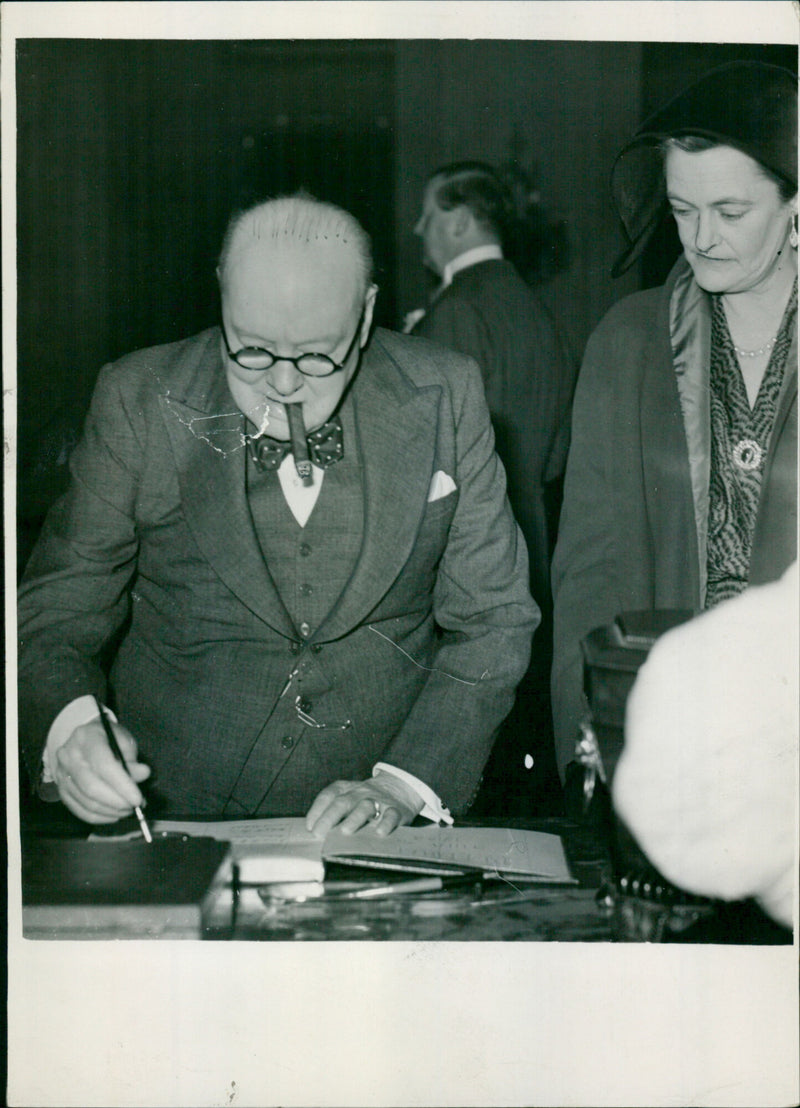 Winston Churchill - Vintage Photograph