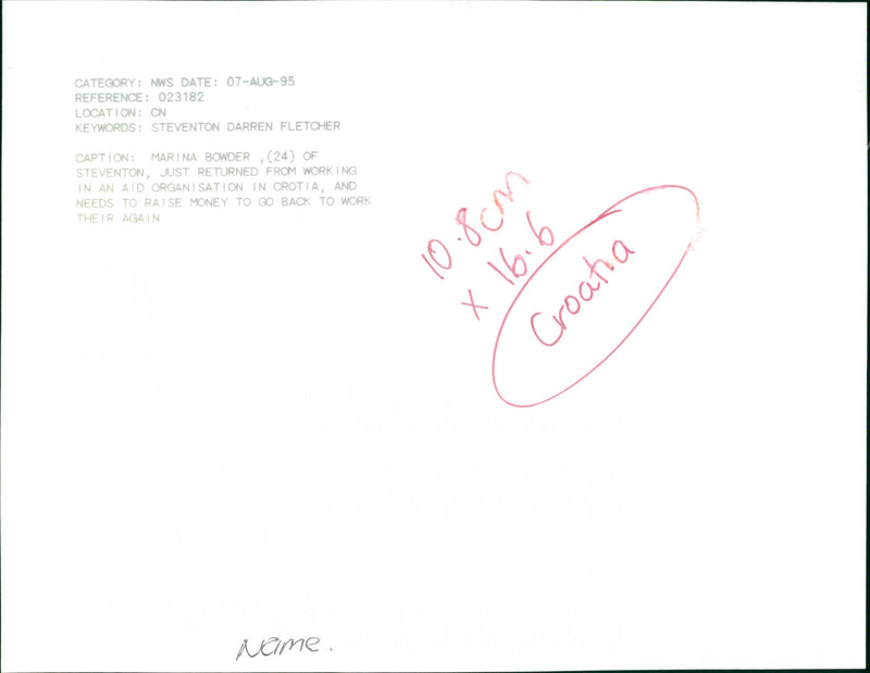 Marina Bowder - Vintage Photograph