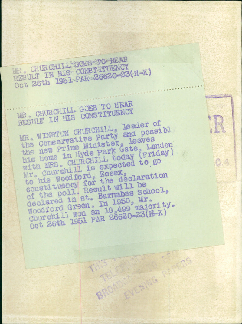 Winston Churchill with wife Clementine - Vintage Photograph