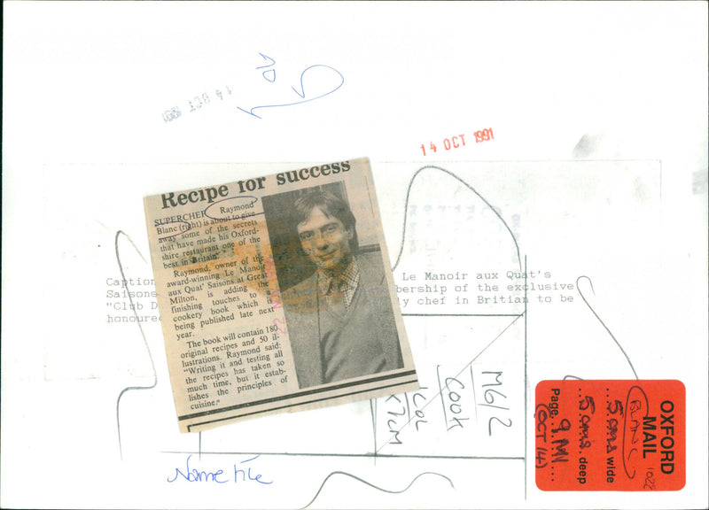 1991 Raymond Blanc - Vintage Photograph