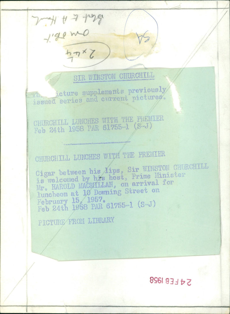 Winston Churchill - Vintage Photograph