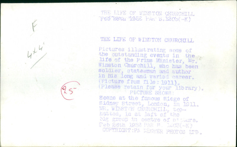 Winston Churchill - Vintage Photograph