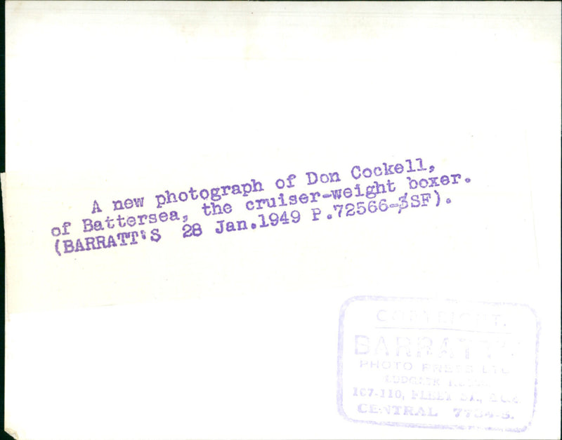 Don Cockell - Vintage Photograph