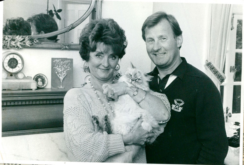 Singer John Boulter and actress Anna Dawson - Vintage Photograph