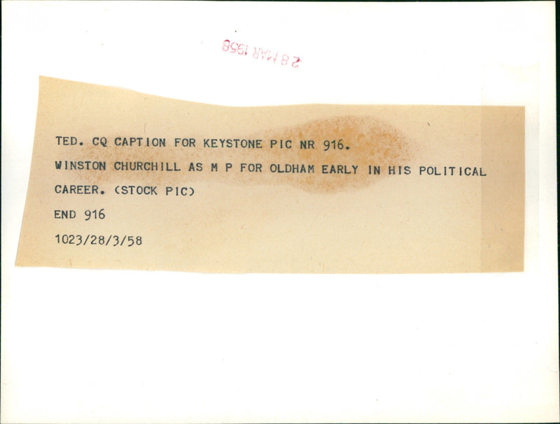 Winston Churchill - Vintage Photograph