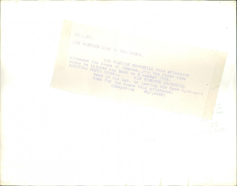 Winston Churchill - Vintage Photograph