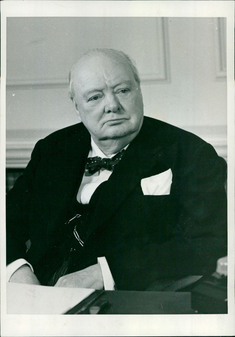 Winston Churchill - Vintage Photograph