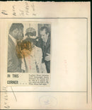 President Nixon, Joe Frazier and His Wife - Vintage Photograph