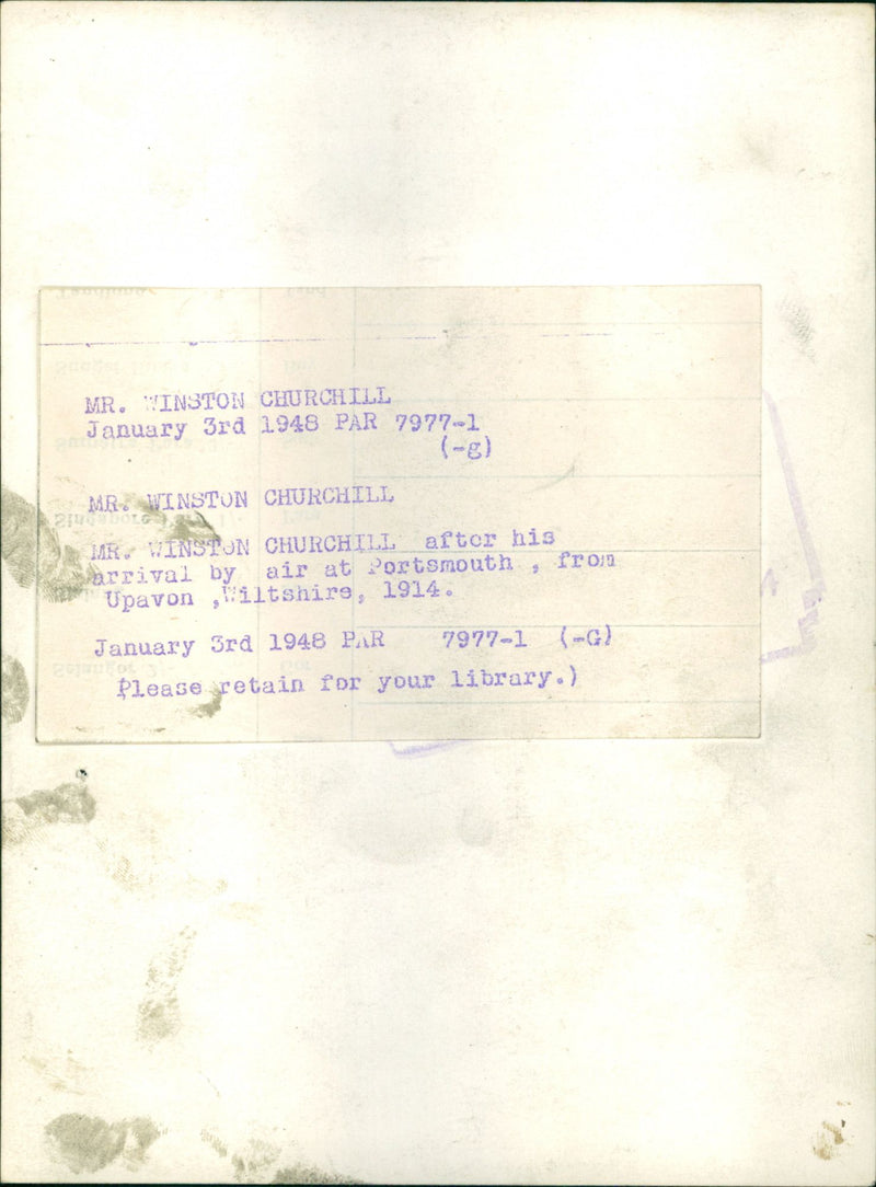 Winston Churchill - Vintage Photograph