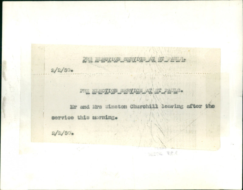 Winston Churchill with wife Clementine - Vintage Photograph