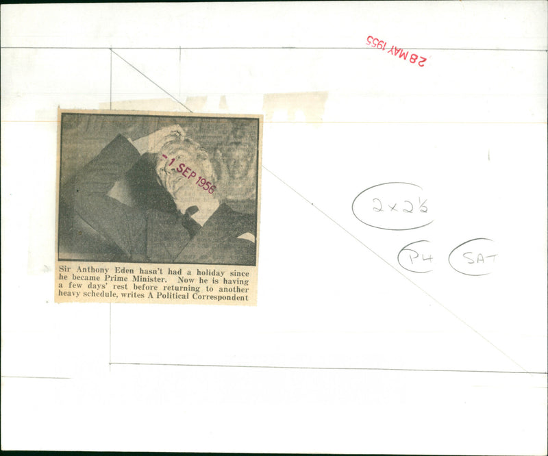 Sir Anthony Eden - Vintage Photograph