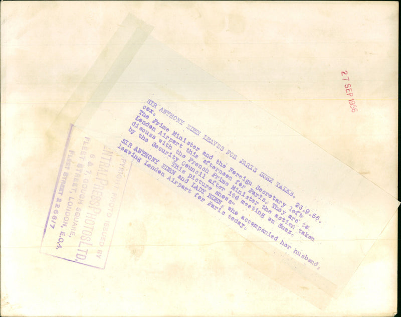 Sir Anthony Eden - Vintage Photograph