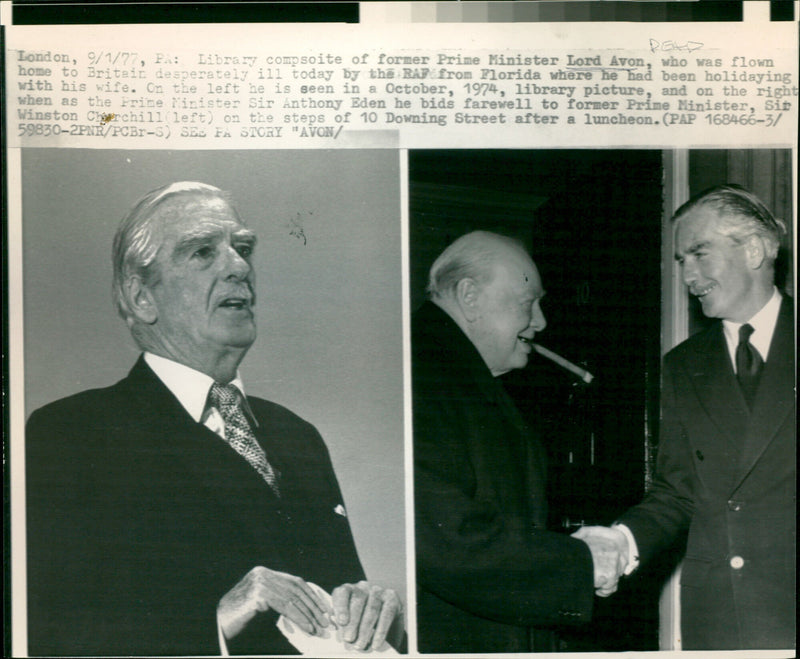 Sir Anthony Eden - Vintage Photograph
