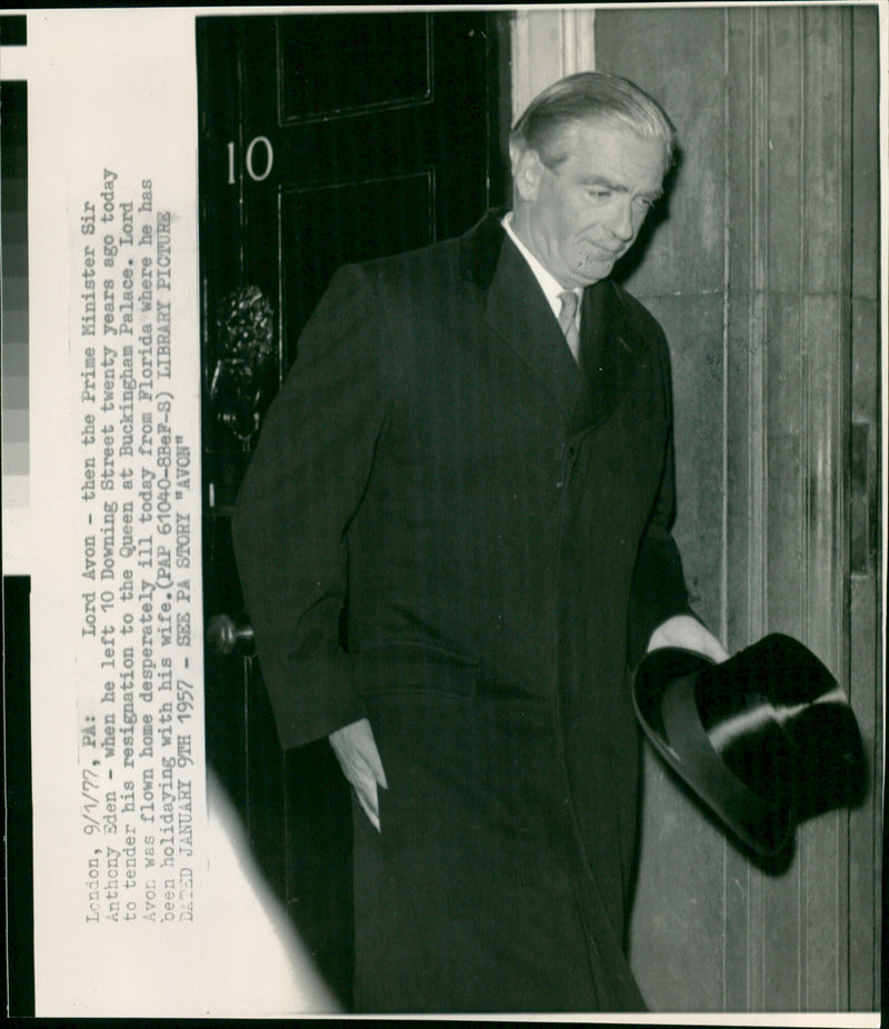 Sir Anthony Eden - Vintage Photograph