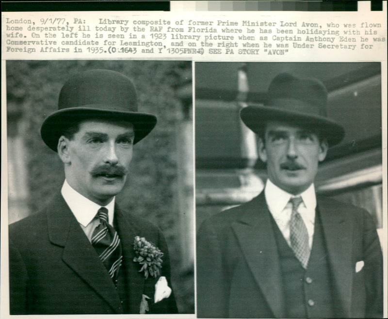 Sir Anthony Eden - Vintage Photograph