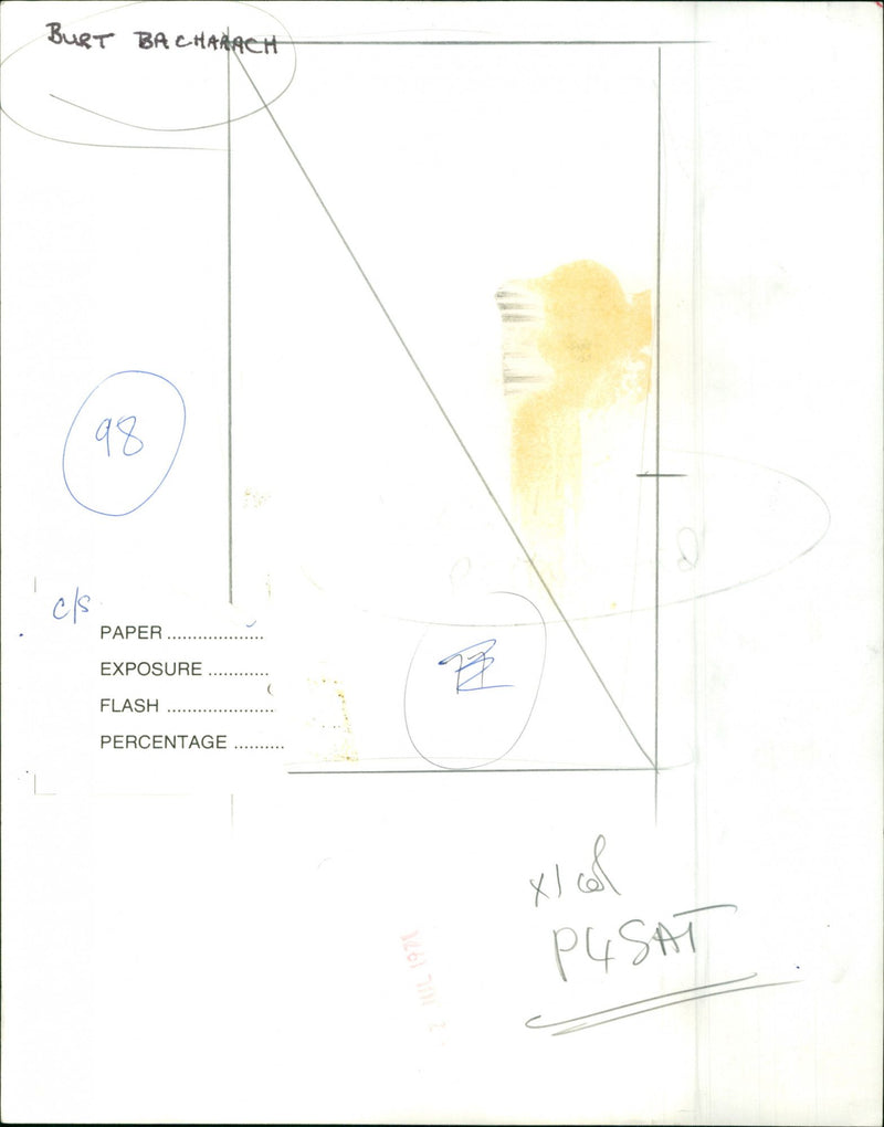 Burt Bacharach - Vintage Photograph