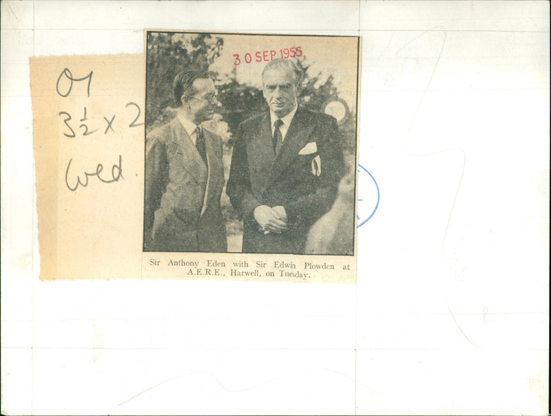 Sir Anthony Eden - Vintage Photograph