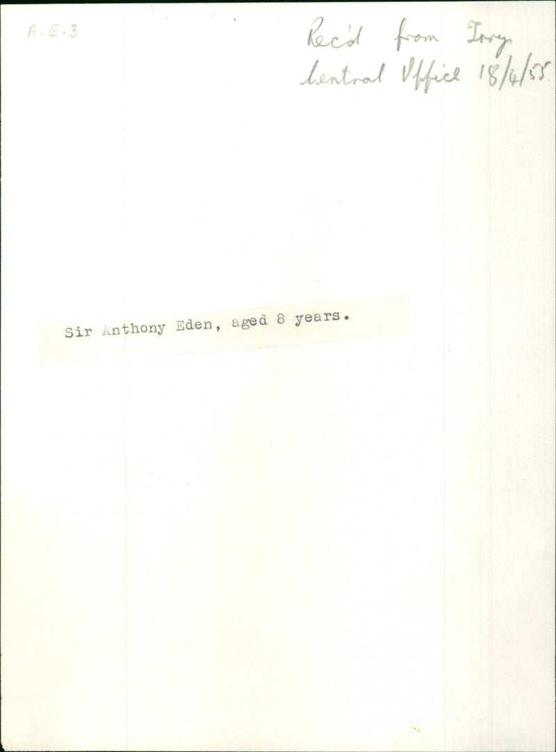 Sir Anthony Eden - Vintage Photograph