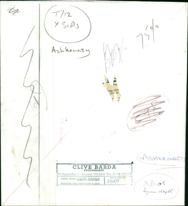 Vladimir Ashkenazy - Vintage Photograph