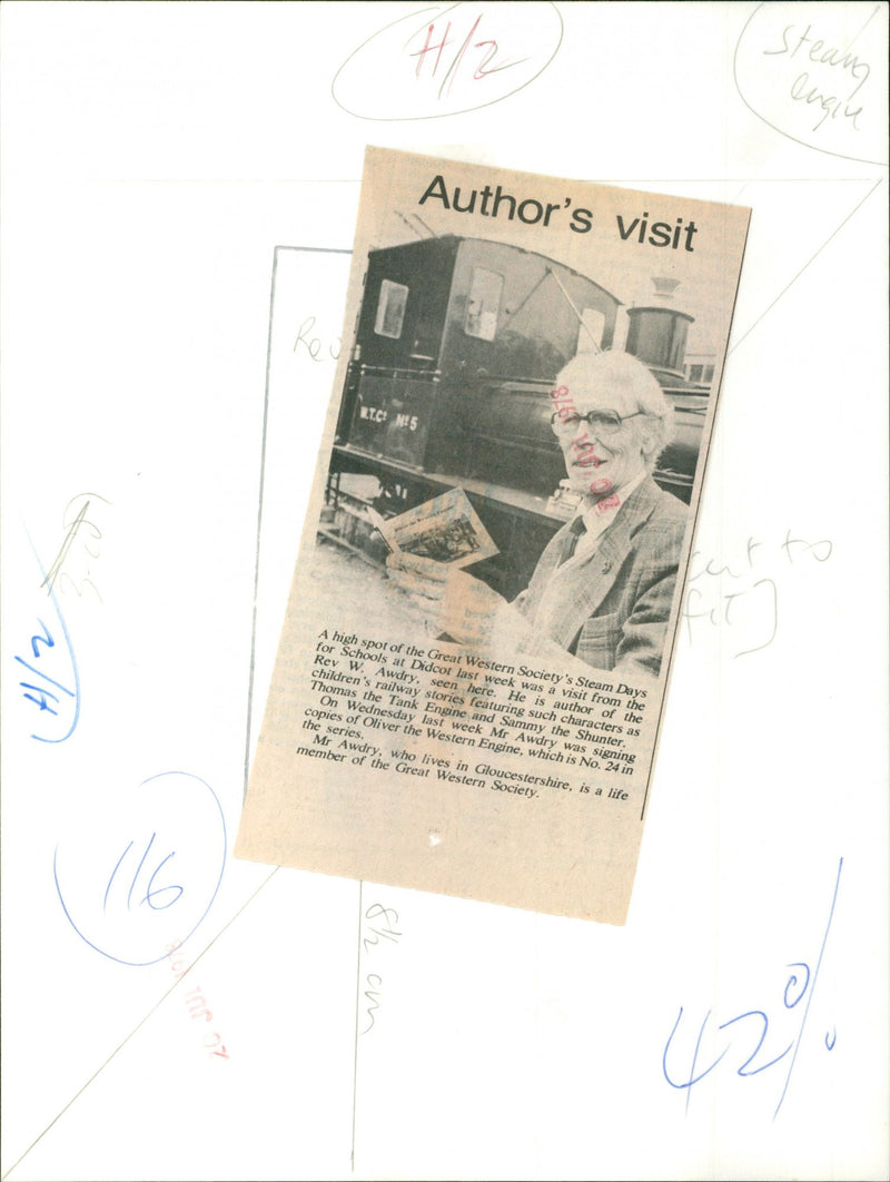 Reverend Wilbert Awdry - Vintage Photograph