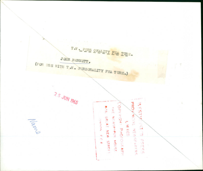 John Bennett - Vintage Photograph