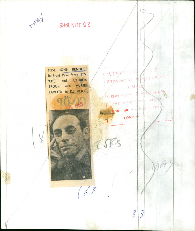 John Bennett - Vintage Photograph