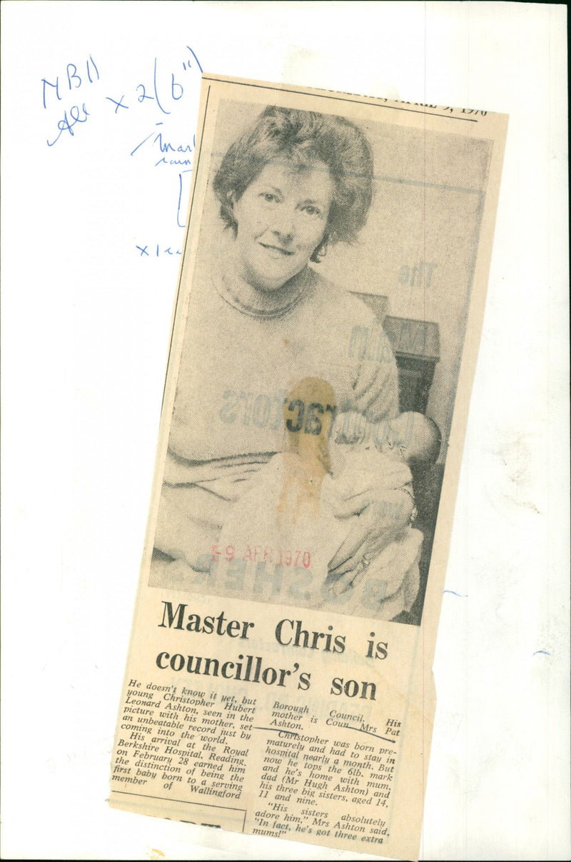 Pat Ashton - Vintage Photograph