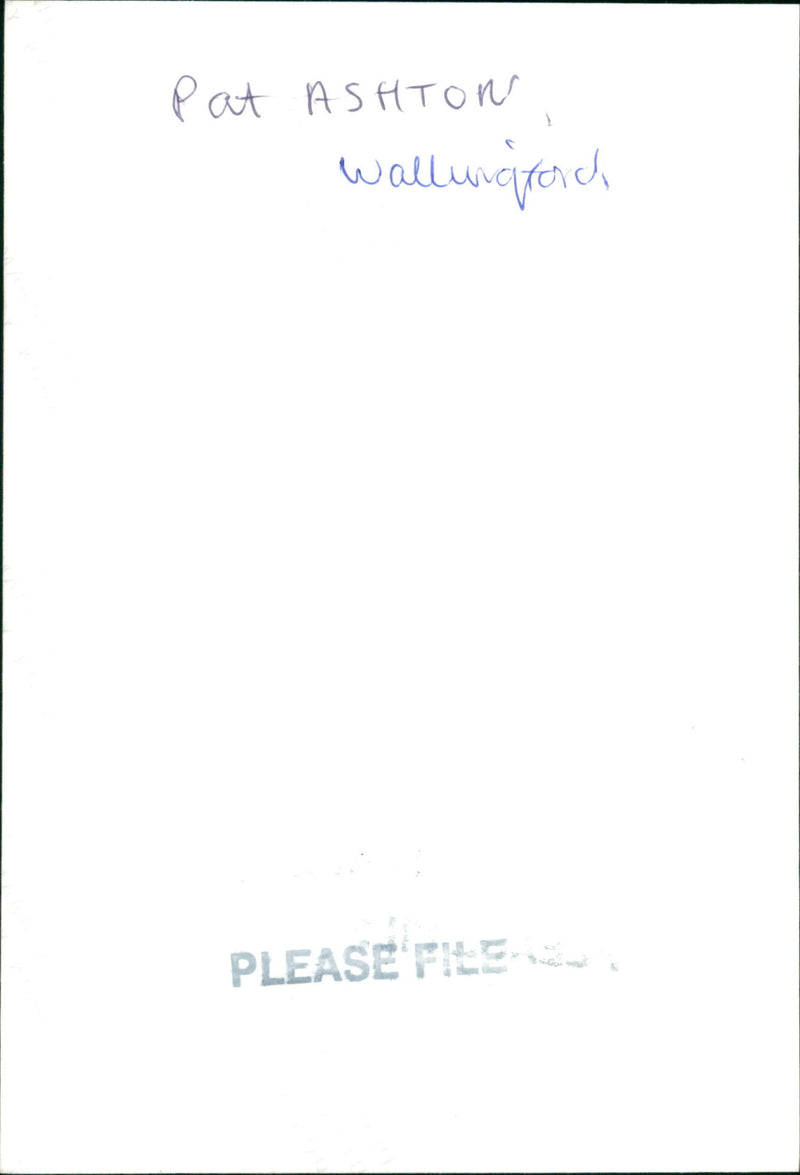 Pat Ashton - Vintage Photograph