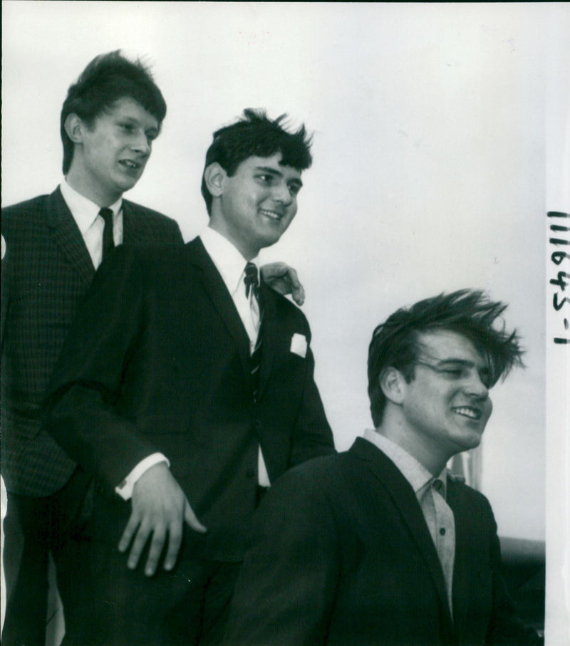 Billy J. Kramer, Robin McDonald and Mick Green - Vintage Photograph