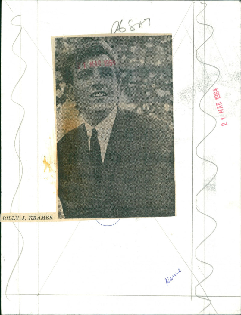 Billy J. Kramer - Vintage Photograph