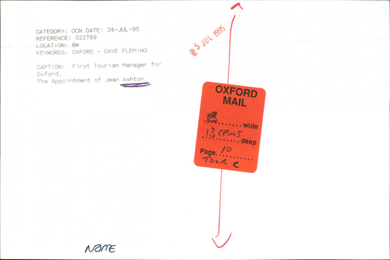 Jean Ashton - Vintage Photograph