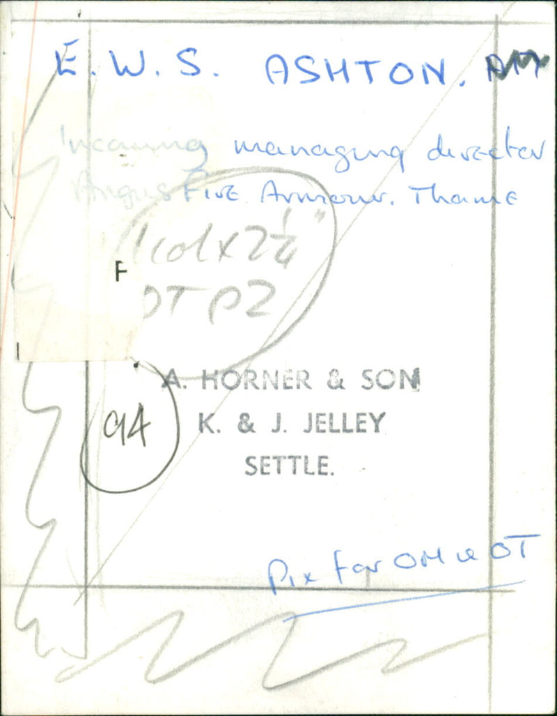 E.W.S. Ashton - Vintage Photograph