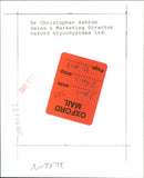 Christopher Ashton - Vintage Photograph