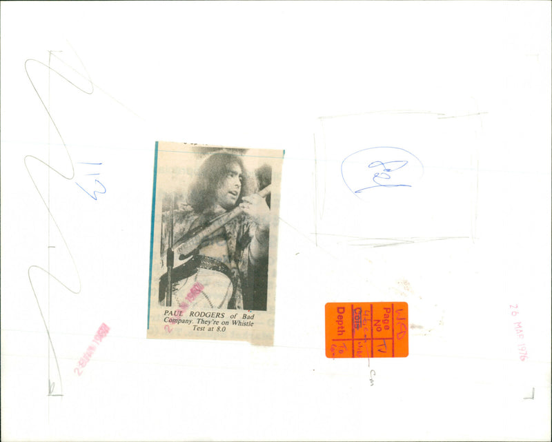 Bad Company band - Vintage Photograph