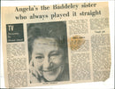 Angela Baddeley - Vintage Photograph