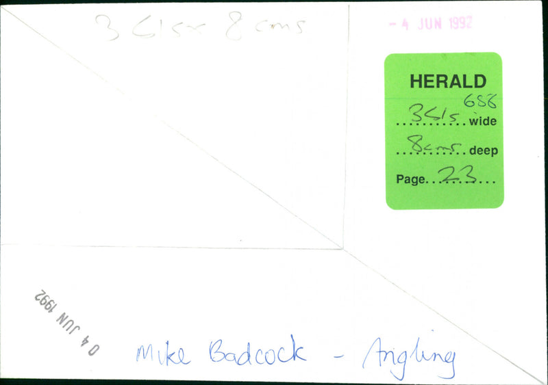 Mike Badcock - Vintage Photograph