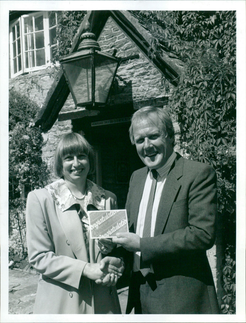 John Aikman and Sue Brabner - Vintage Photograph