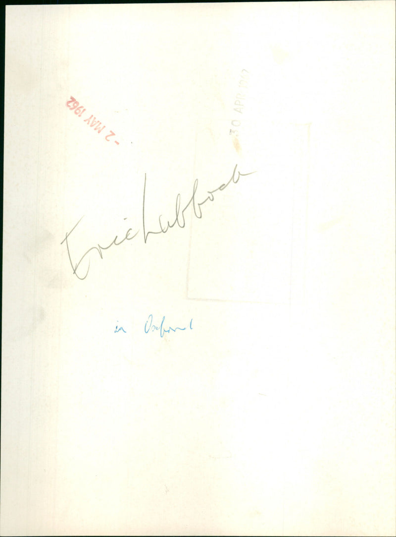 Erick Lubbock - Vintage Photograph