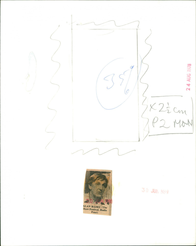 Alan Badel - Vintage Photograph