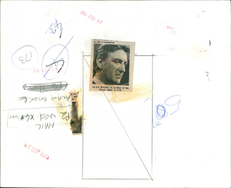 Alan Badel - Vintage Photograph