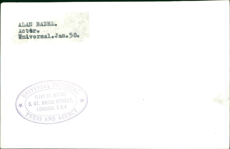 Alan Badel - Vintage Photograph