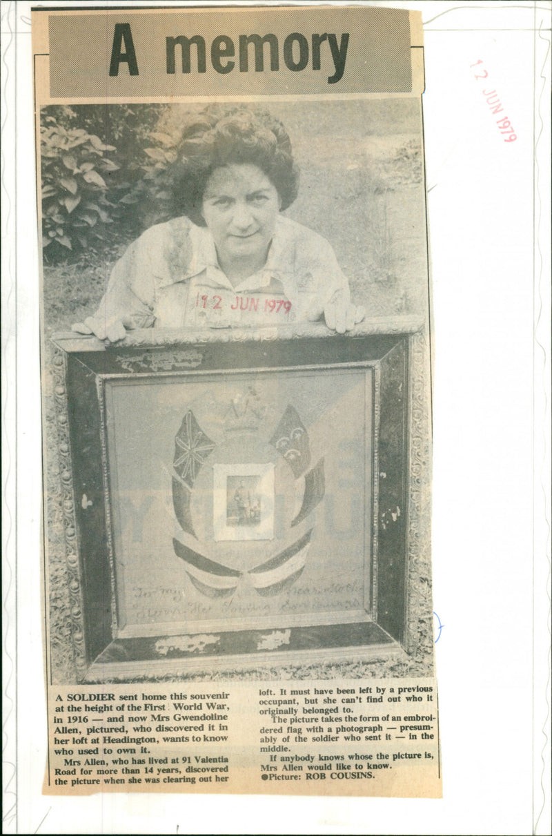 Gwendoline Allen - Vintage Photograph